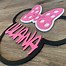 Image result for Minnie Mouse Name Sticker