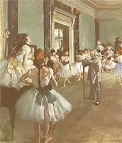 Image result for Edgar Degas Dancing Class