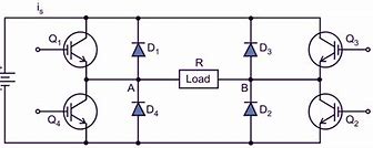 Image result for Single Phase Inverter Circuit