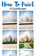 Image result for Landscape Painting Step by Step