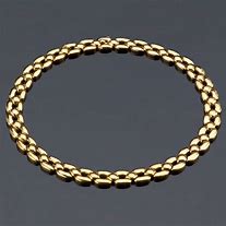 Image result for 18K Yellow Gold Cartier C Necklace