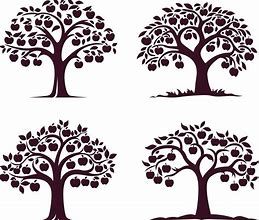 Image result for Apple Tree Silhouette Vector