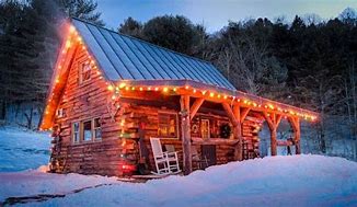 Image result for Old Log Cabin Christmas