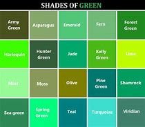 Image result for Green Shades Light to Dark