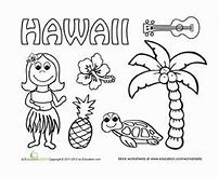 Image result for Hawaii Beach Coloring Pages