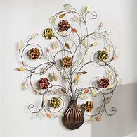 Image result for 3D Metal Flower Wall Decor