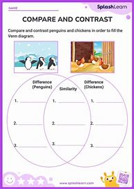 Image result for Compare and Contrast Worksheets 3rd Grade