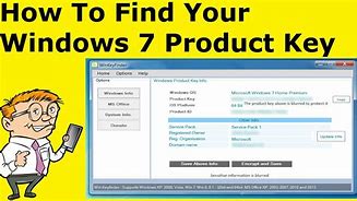 Image result for How to See Product Key in Windows 7