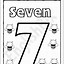 Image result for Number 7 Coloring Worksheet