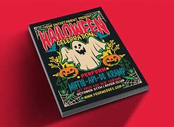 Image result for Halloween Party Flyer with White Background