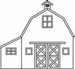 Image result for Barn Coloring Page Very Simple