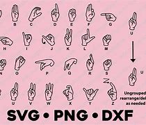 Image result for American Sign Language Alphabet Set SVG