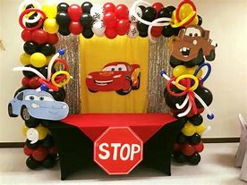 Image result for Cars Birthday Decorations