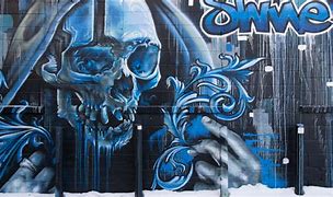 Image result for Skull Graffiti Art