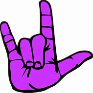 Image result for I Love You Sign Language Art