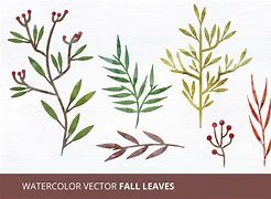 Image result for Watercolor Leaf Vector Art