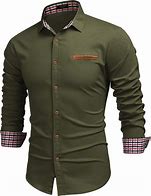 Image result for Men's Casual Shirts Long Sleeve Dress