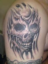 Image result for Cool Skull Tattoos