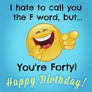 Image result for Funny 40th Birthday Clip Art