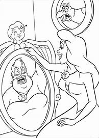 Image result for Ariel and Ursula Coloring Pages