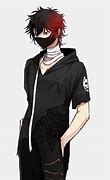 Image result for Black and Red Anime Boy Full Body