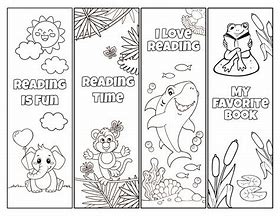 Image result for Free Printable Colorful Bookmarks