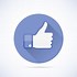 Image result for Digital Facebook Like Icon