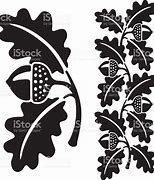 Image result for Oak Leaf Branch Stencil