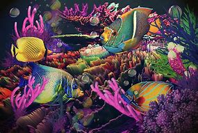 Image result for Coral Reef Art