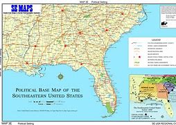 Image result for Free Road Map of Southeast U S