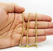 Image result for 14K Round Box Chain