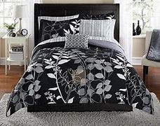 Image result for Black and Gray Bedspreads