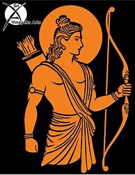 Image result for Lord Ram Radium Sticker