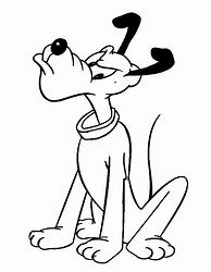 Image result for Pluto the Dog Coloring Pages