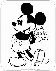 Image result for Old Mickey Mouse Coloring Pages