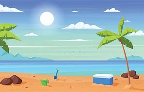 Image result for Beach Background Cartoon HD