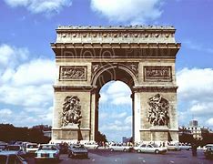 Image result for Arch of Triumph Paris Flame Rain