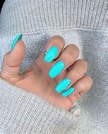 Image result for Ocean Blue Nails Simple