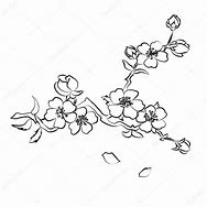 Image result for Cherry Blossom Branch Outline