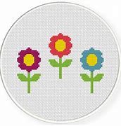 Image result for Flower Cross Stitch Patterns