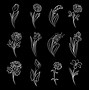 Image result for Girly Flower Outline Decals