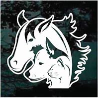 Image result for Horse Dog Cat Decals