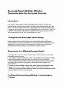 Image result for Business Report Letter Example