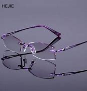 Image result for Titanium Rimless Glasses Frames