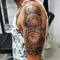 Image result for Clock Tattoo Flash