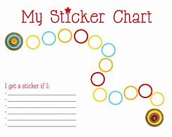 Image result for Sticker Chart