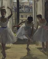 Image result for Three Ballet Dancers Edgar Degas