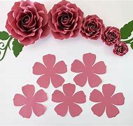 Image result for Flower Cricut SVG Paper Roses Template