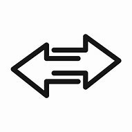 Image result for 2 Direction Arrow