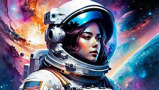 Image result for Ai Female Astronaut Wallpaper